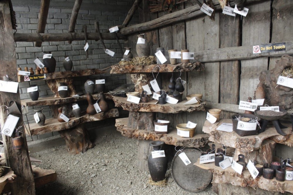 Some of the artefacts on display at the Pucho-Hibo Museum in Khuzama village. (Morung Photo)